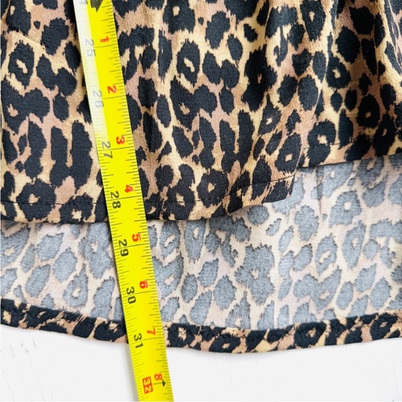 EUC Maeve Anthropologie Juno Leopard Animal Print Dress Size XL Tunic Brown - Picture 9 of 12